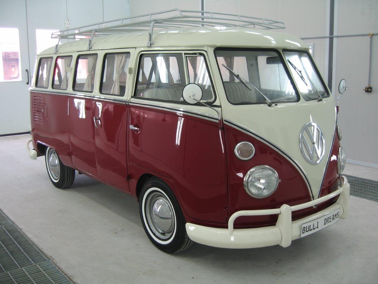 VW Bulli T1 rot/weiß